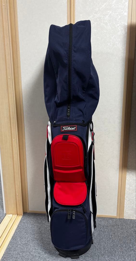 Titleist キャディバッグ ネイビー/レッド