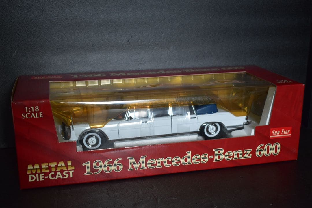 1/18 サンスター メルセデスベンツ 600 リムジン コンバーチブル