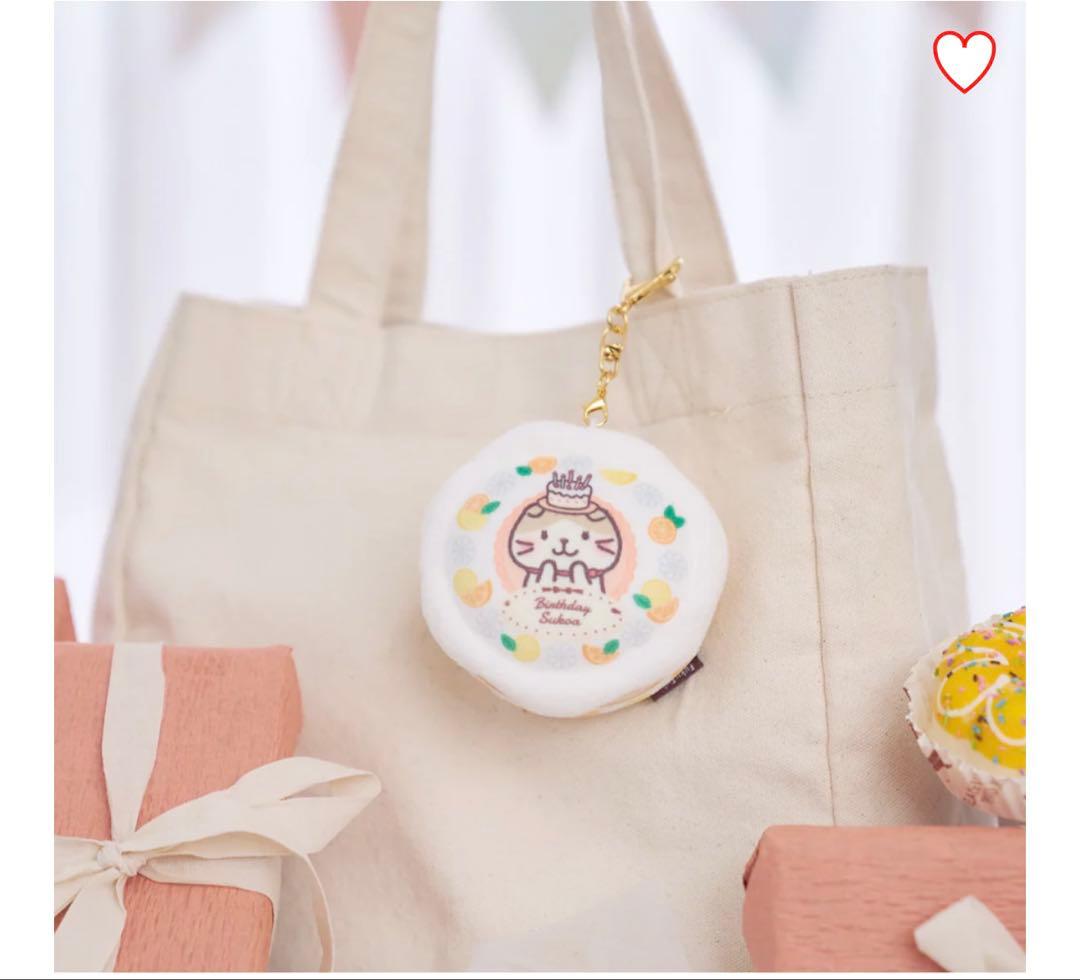 ハピンズ　ふくふくにゃんこ　バースデーケーキストラップ　コンプリートセット