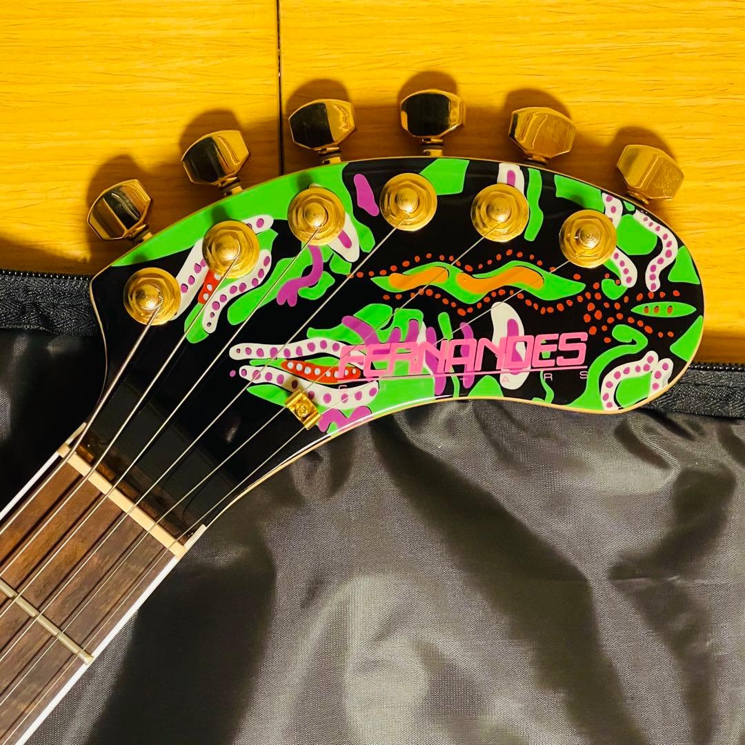 【廃盤品】FERNANDES PAINT-ZO hideコラボ ソフトケース付き