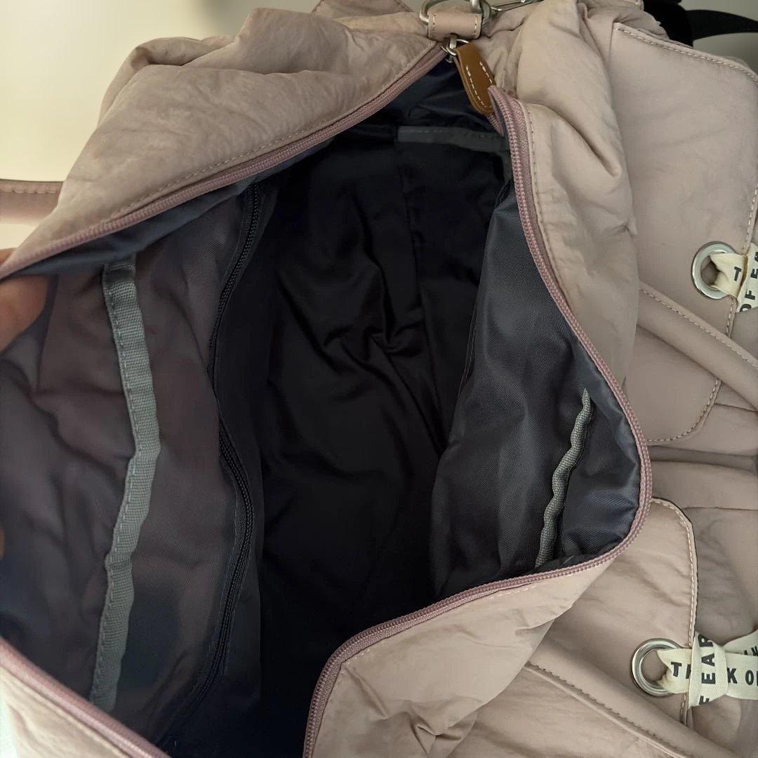 ONOFFボストンバック　ダスティピンク