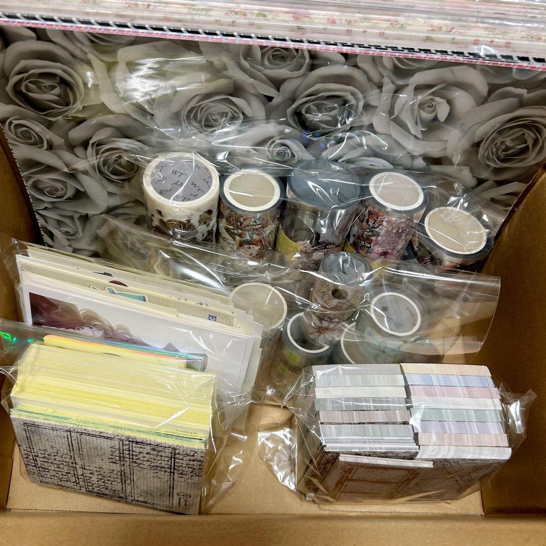 コラージュ用品まとめ売り　デザペ・トレペ・海外マステ・人物ステッカー・ナモンさん