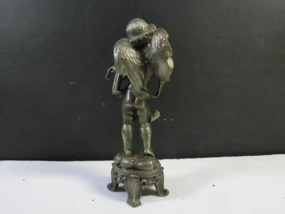 ☆ 天使 バイオリン 立像 エンジェル像 アンティーク 天使像