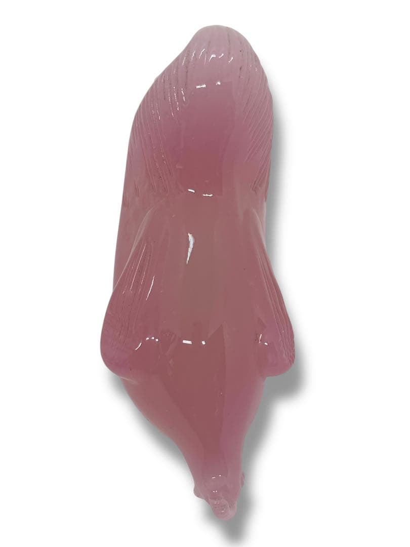 田*夫様 #ムラノガラス ピンクオパリン 鶏フィギュリン 2点セット