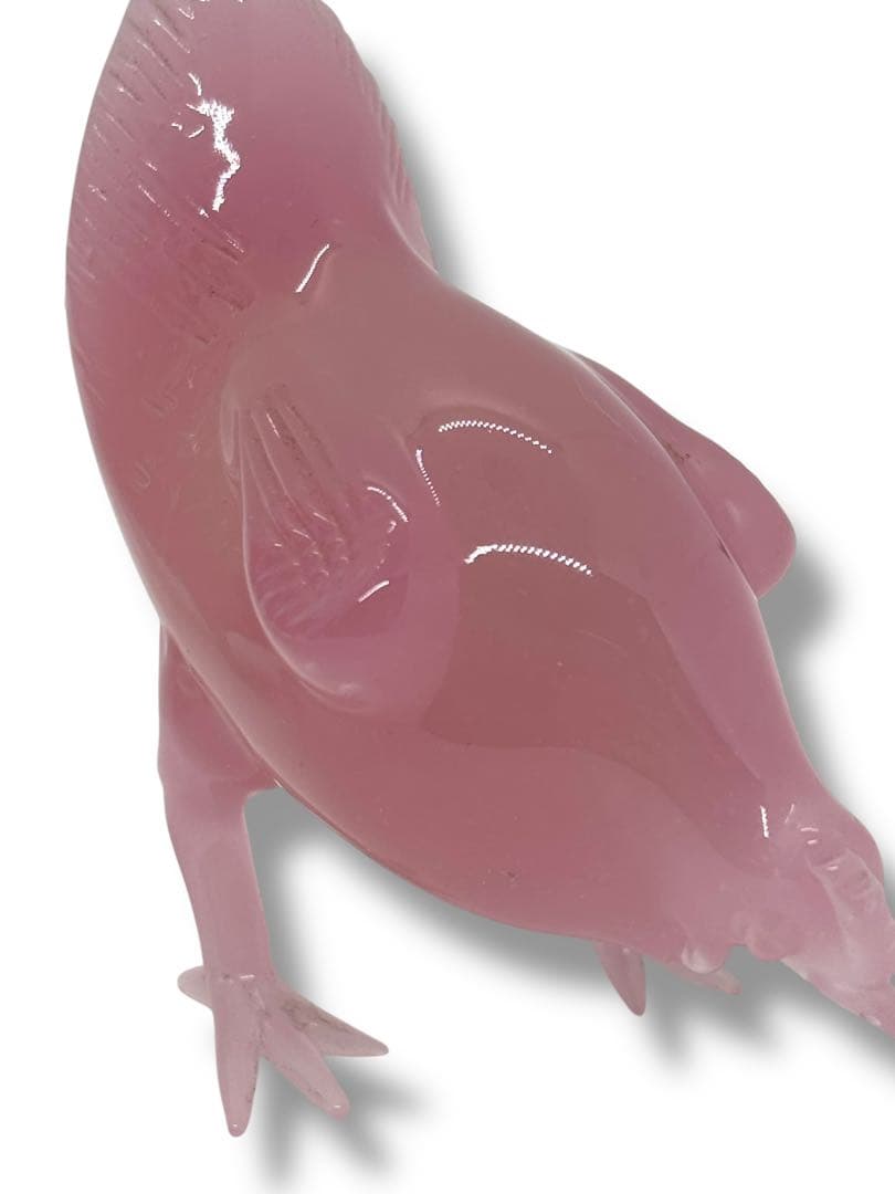 田*夫様 #ムラノガラス ピンクオパリン 鶏フィギュリン 2点セット