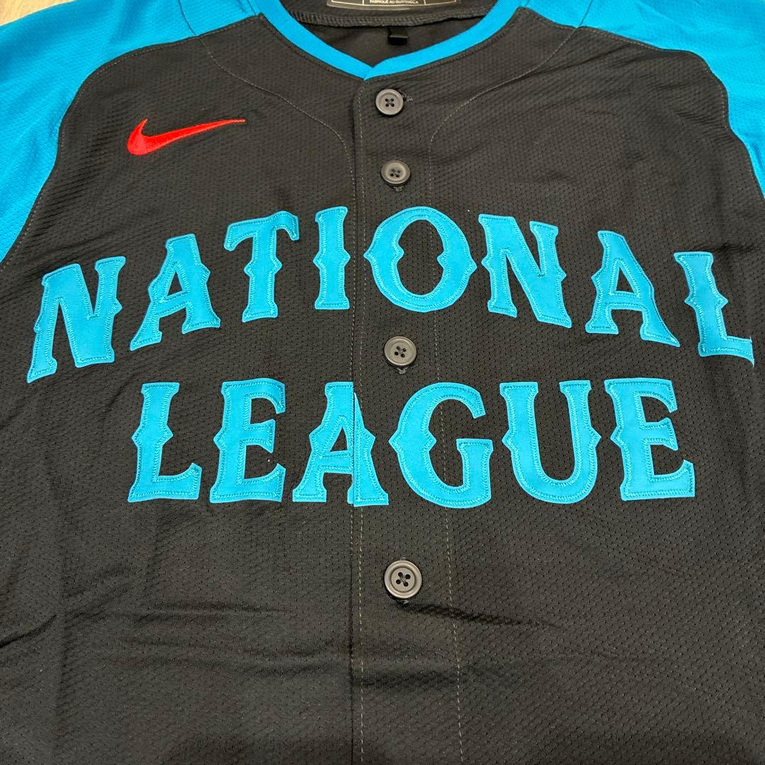 ★美品★NIKE 2024年 MLB オールスターゲーム ベースボールシャツ　M