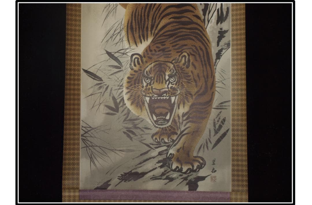 日本江戸時代肉筆掛け軸その3※激安骨董品 X1141C3-2