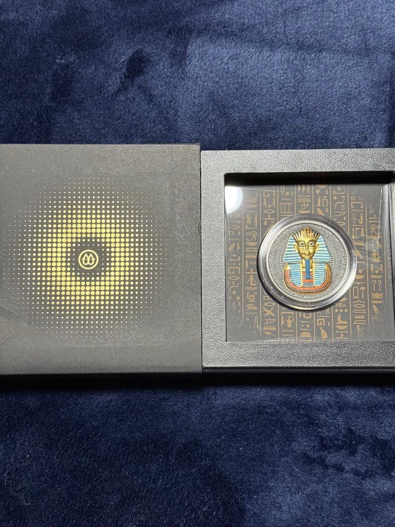 限定500枚 ツタンカーメン ピラミッド ツタンカーメンマスク 2オンス 銀貨