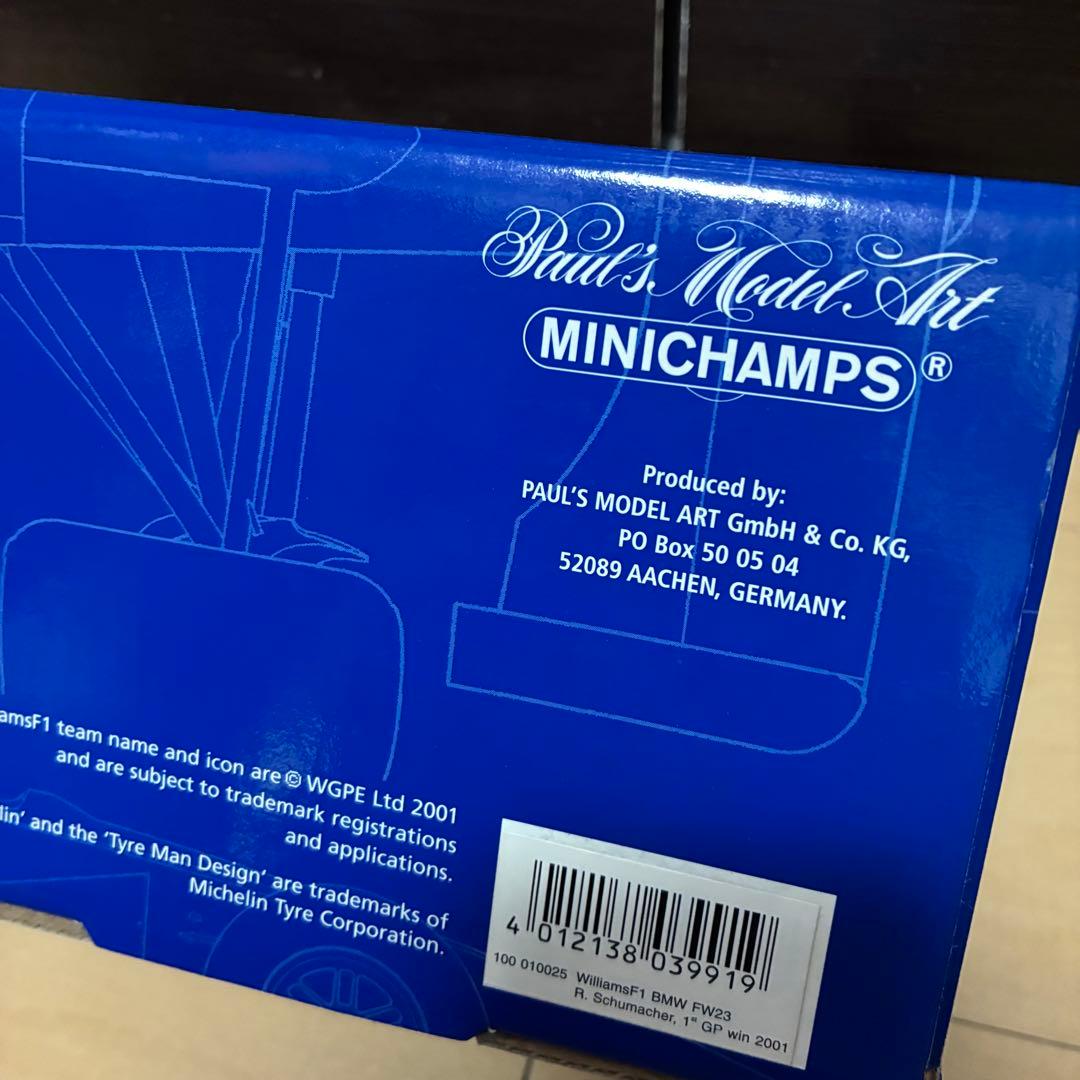  ウィリアムズ　テディベア　FW23 ミニチャンプス　F1