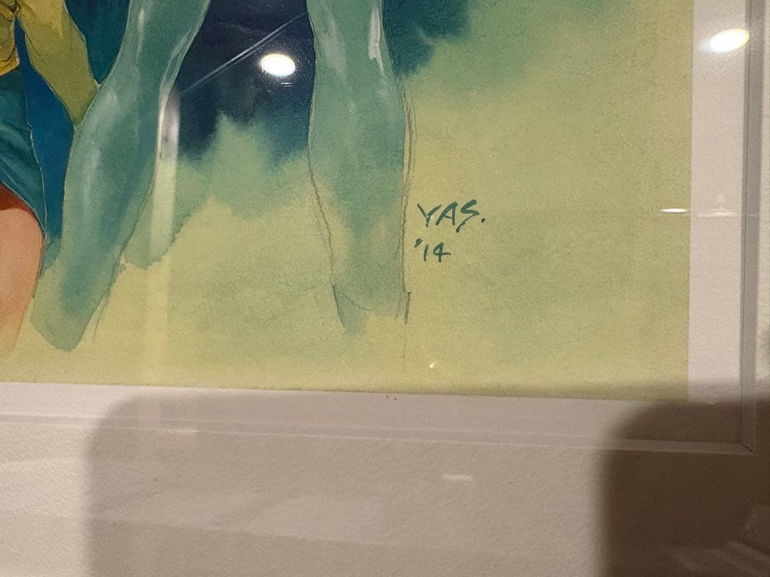 ガンダム・ 水彩画額装アート