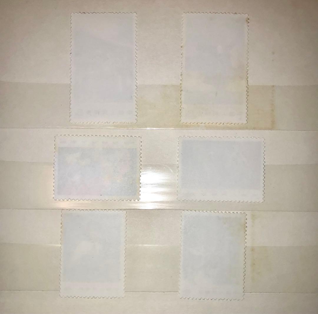 中国切手革1 現代京劇「智取威虎山」1970年 6種完 極美品