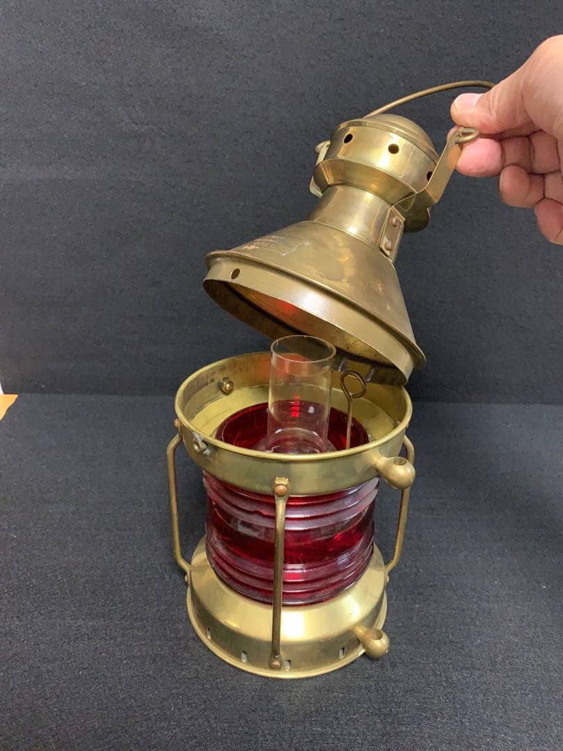 ◆真鍮製 キャンドルランタン◆OILランプ◆希少モデル◆インテリ◆重厚感