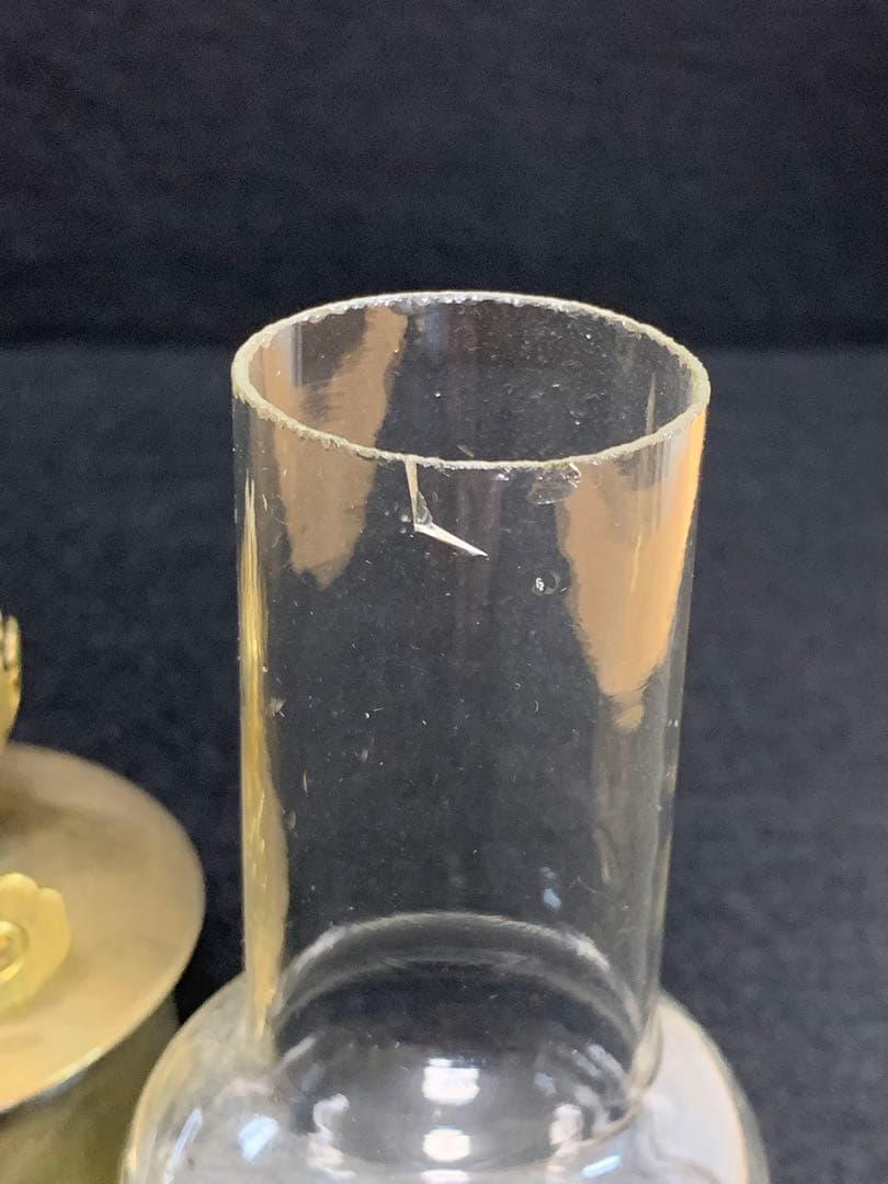 ◆真鍮製 キャンドルランタン◆OILランプ◆希少モデル◆インテリ◆重厚感