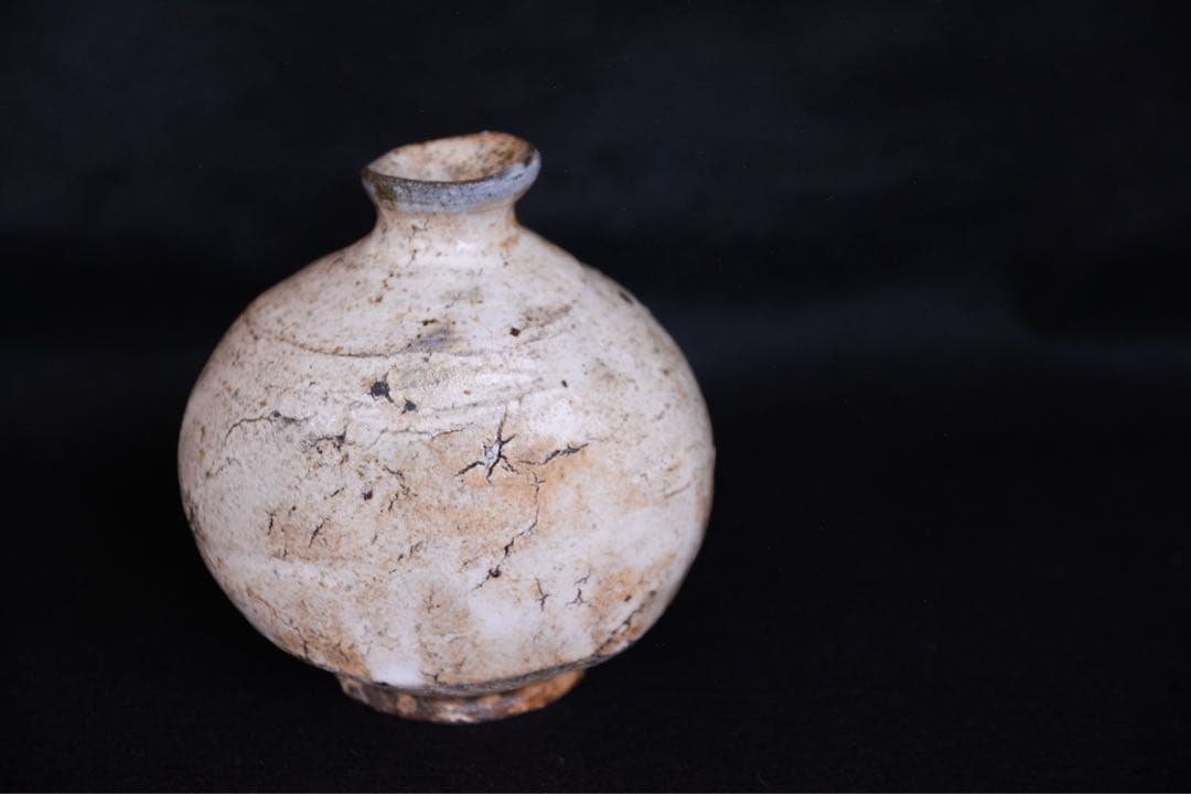 みつるつる様●【丸田宗彦】粉引唐津扁壺徳利