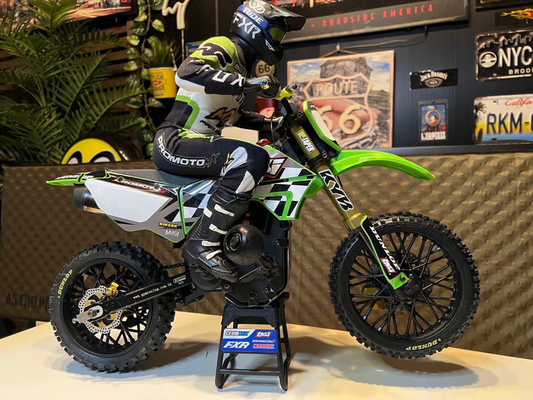 losi promoto mx バイクラジコン★op多数カスタム新品タイヤ外装♫