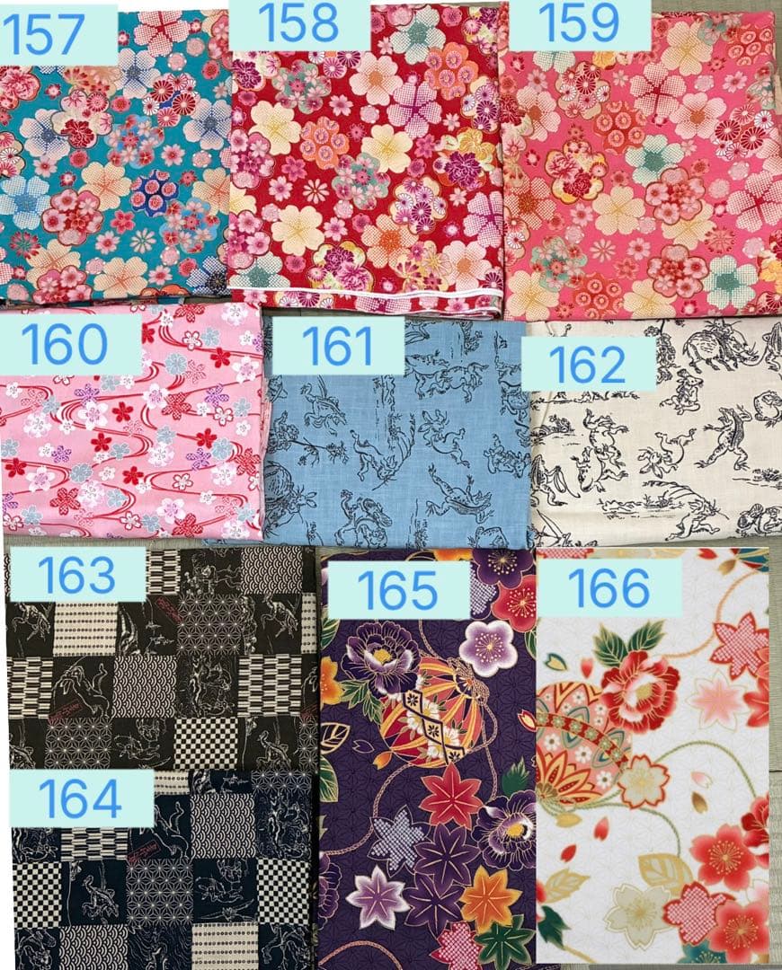 犬用 わんこ用 袴 生地見本 在庫確認ページ