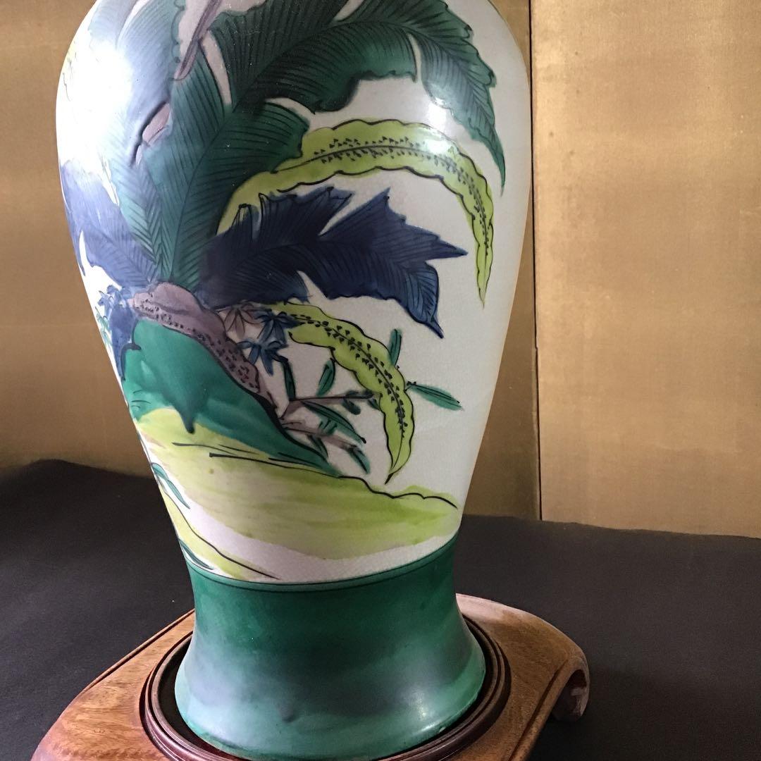 古九谷　粟に鶉