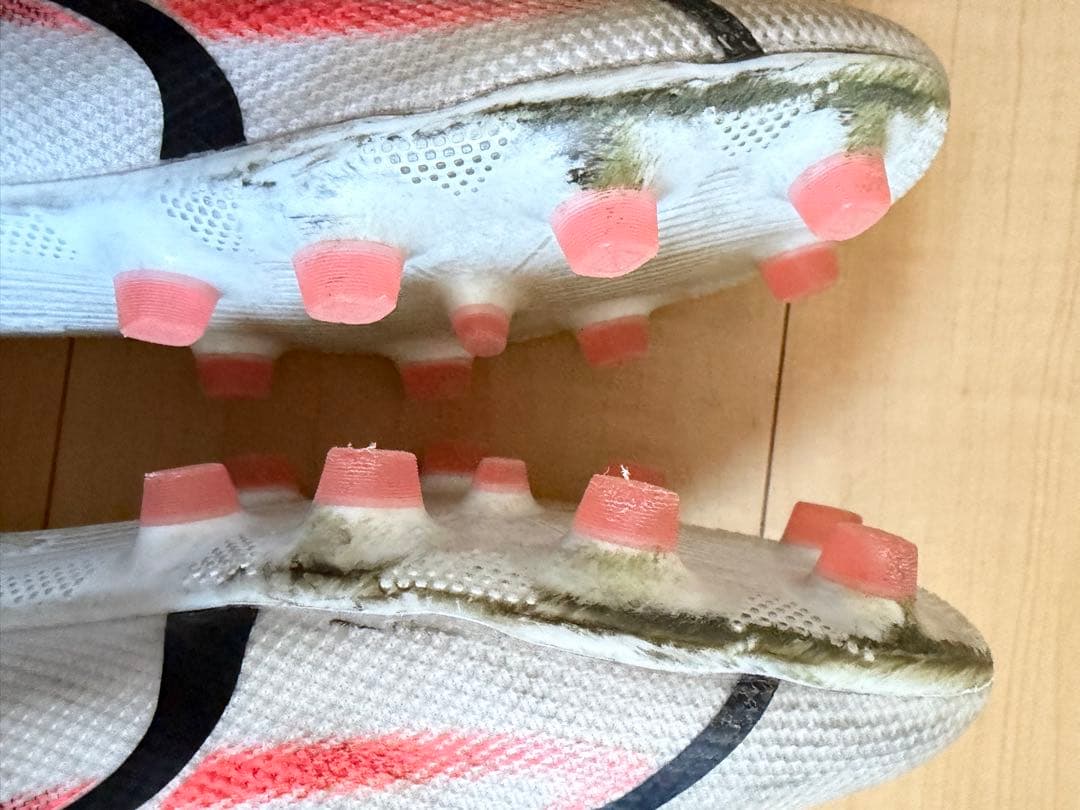 Puma ウルトラ　サッカースパイクHG ホワイト/オレンジ