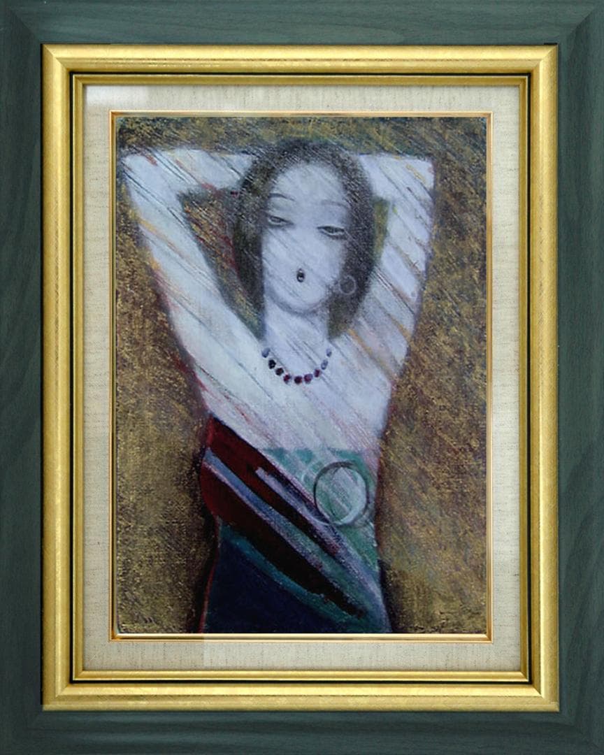 油絵 菅家令子 絵 絵画 インテリア F3-32023 愛しい女たち