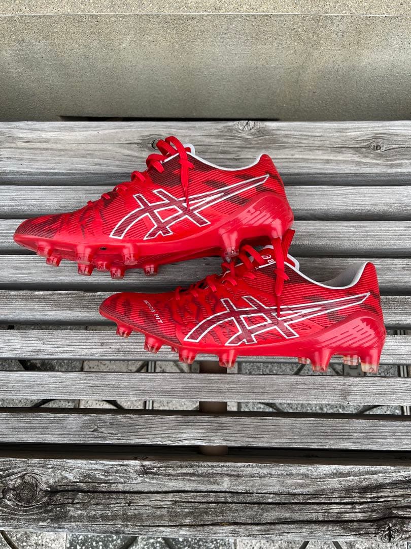 ASICS DS LIGHT アクロス　サッカーシューズ スパイク レッド