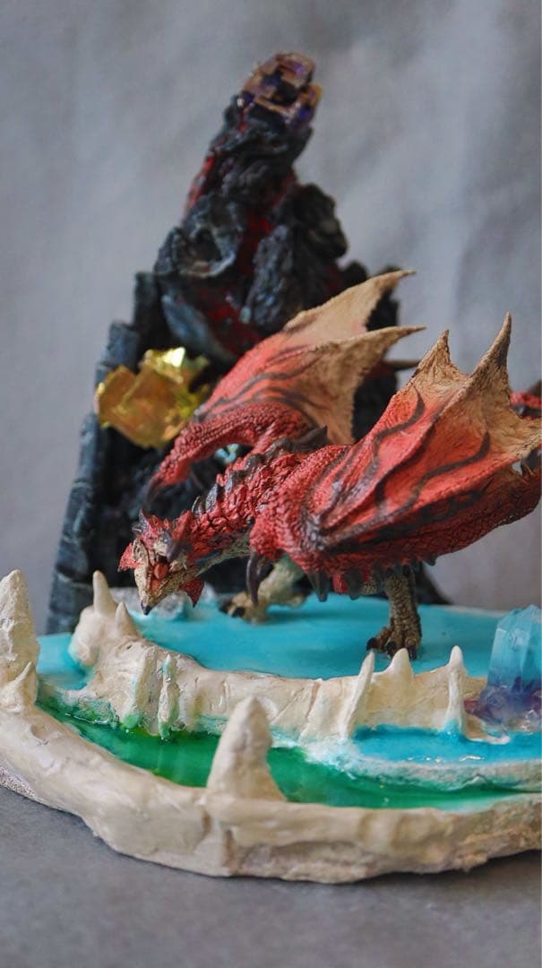 モンスターハンタージオラマ(溶岩洞リオレウス)