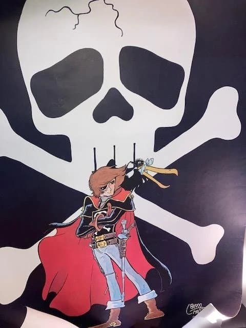 ジャンク品】銀河鉄道999　キャプテンハーロック　ヤマト　松本零士他　ポスター