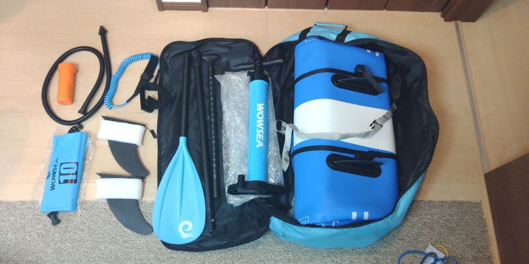 WOWSEA インフレータブルSUPボード一式　初心者向け　中古