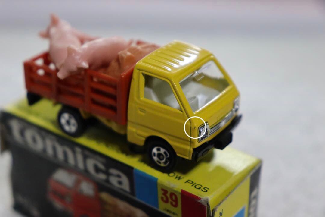 スズキ　キャリイ　家畜運搬車　トミカ　日本製　NO.31 黒箱