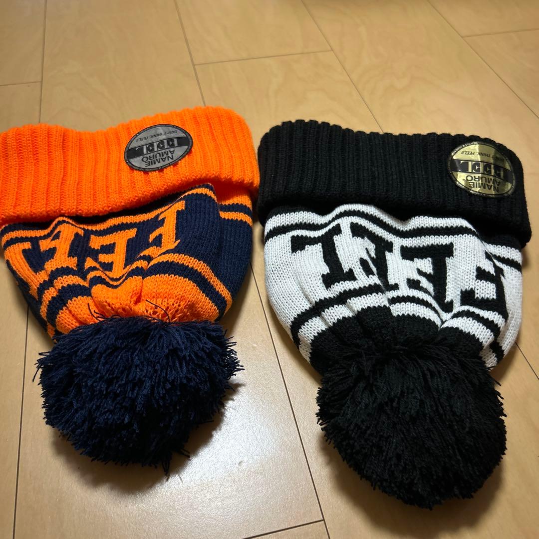 【即購入ok!!】安室奈美恵 FEEL ツアー ニットキャップ2色セット