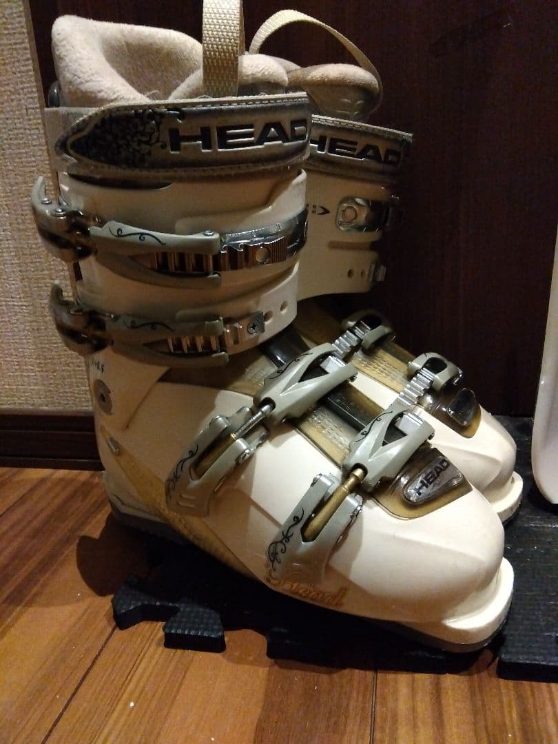 高級【ハイエンド】HEAD レディース用 スキーセット メンテ・WAX済み✔