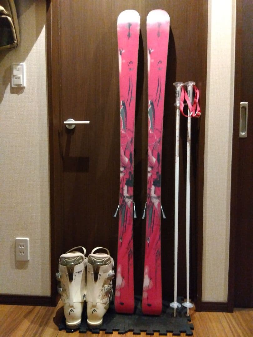 高級【ハイエンド】HEAD レディース用 スキーセット メンテ・WAX済み✔