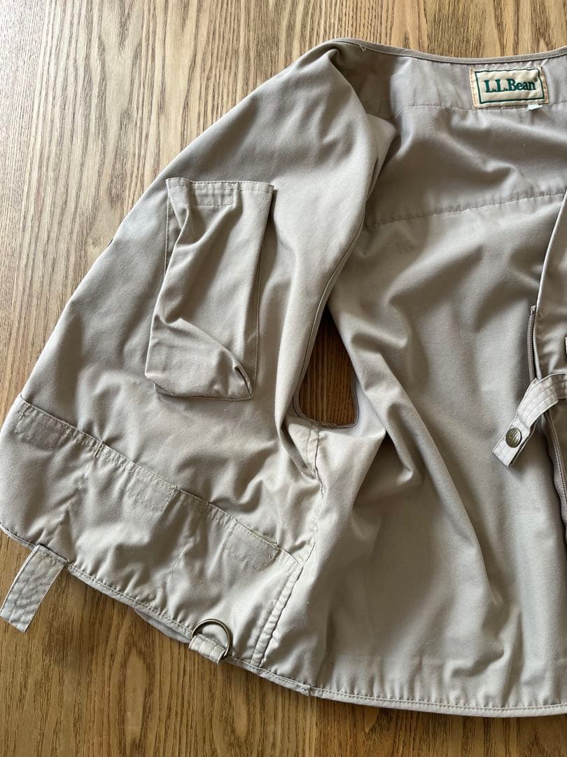 L.L.Bean90'フィッシングベスト　『山タグ』Lサイズ