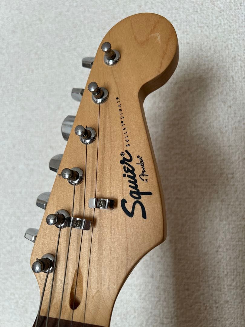 squier by fender bullet strat スクワイヤー レッド