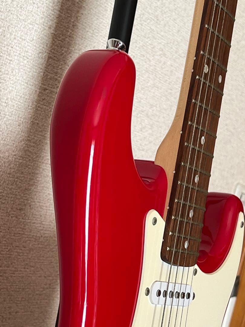 squier by fender bullet strat スクワイヤー レッド