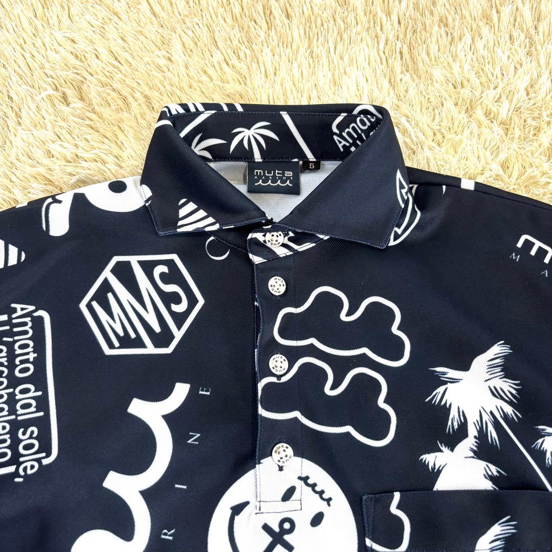 muta MARINE golf ムータ マリン ゴルフ メンズ　ポロシャツ 5