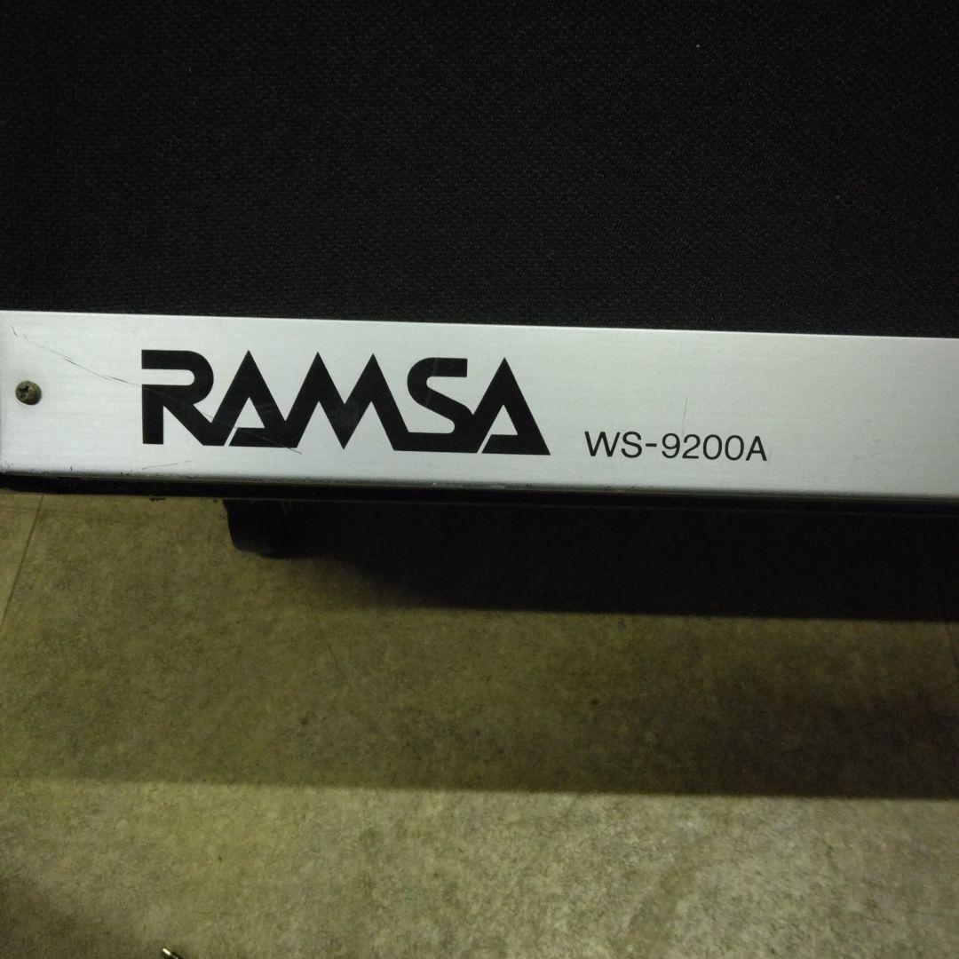 激レア品！ RAMSA WS-9200A　フロアモニタースピーカー②