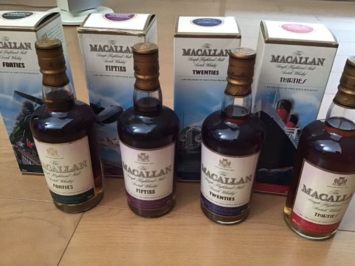 マッカラン ディケーズシリーズ　4本セット初期