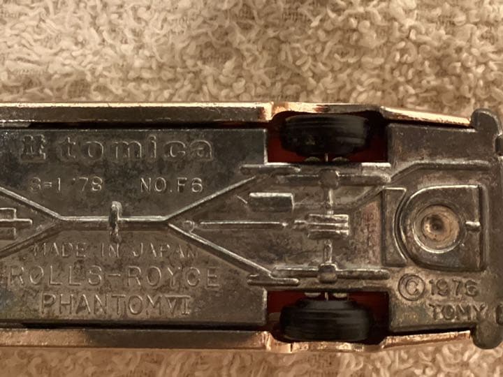 トミカ　F6ロールスロイス　ファンタムⅥ ミニカー　1/78 日本製