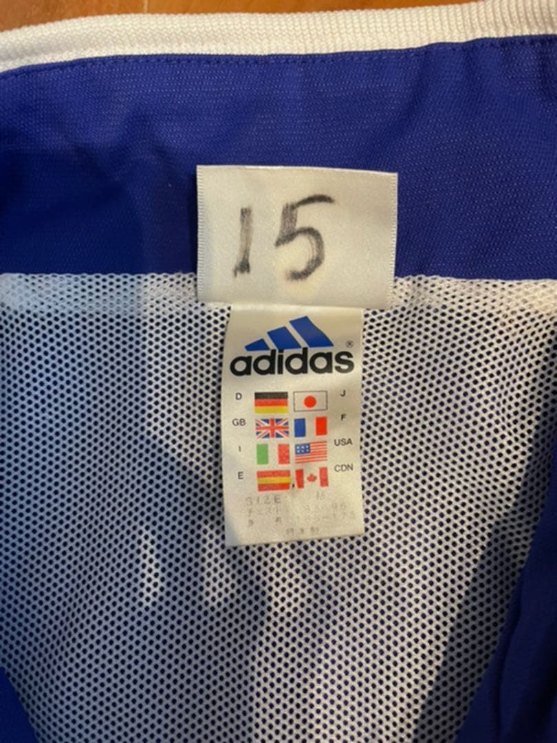 激レア2001年サッカー日本代表ジャージ　アディダスadidas