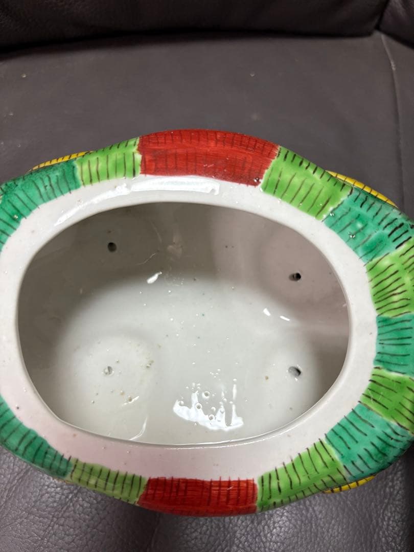 獅子　蓋付き香炉　香炉　置物