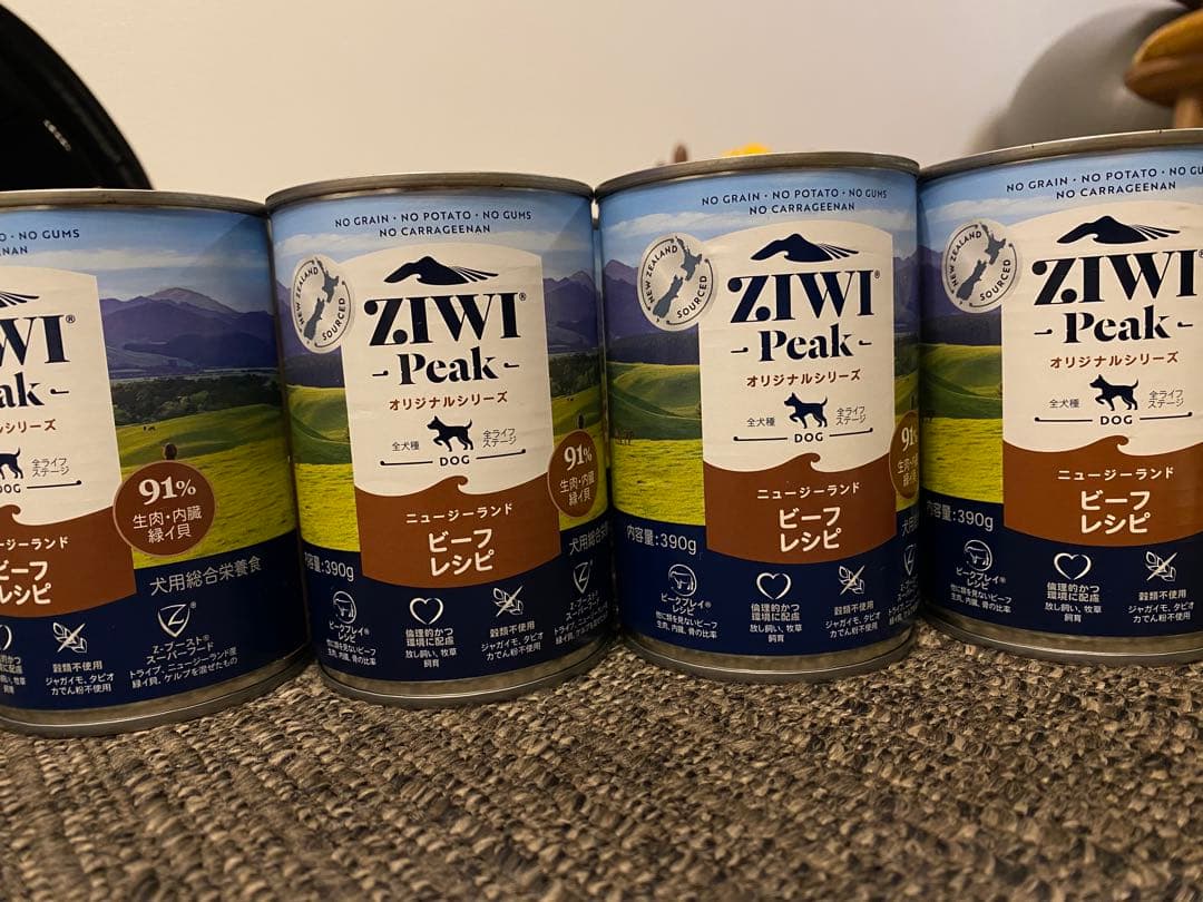 ZIWI Peak ビーフ レシピ 390g 14缶