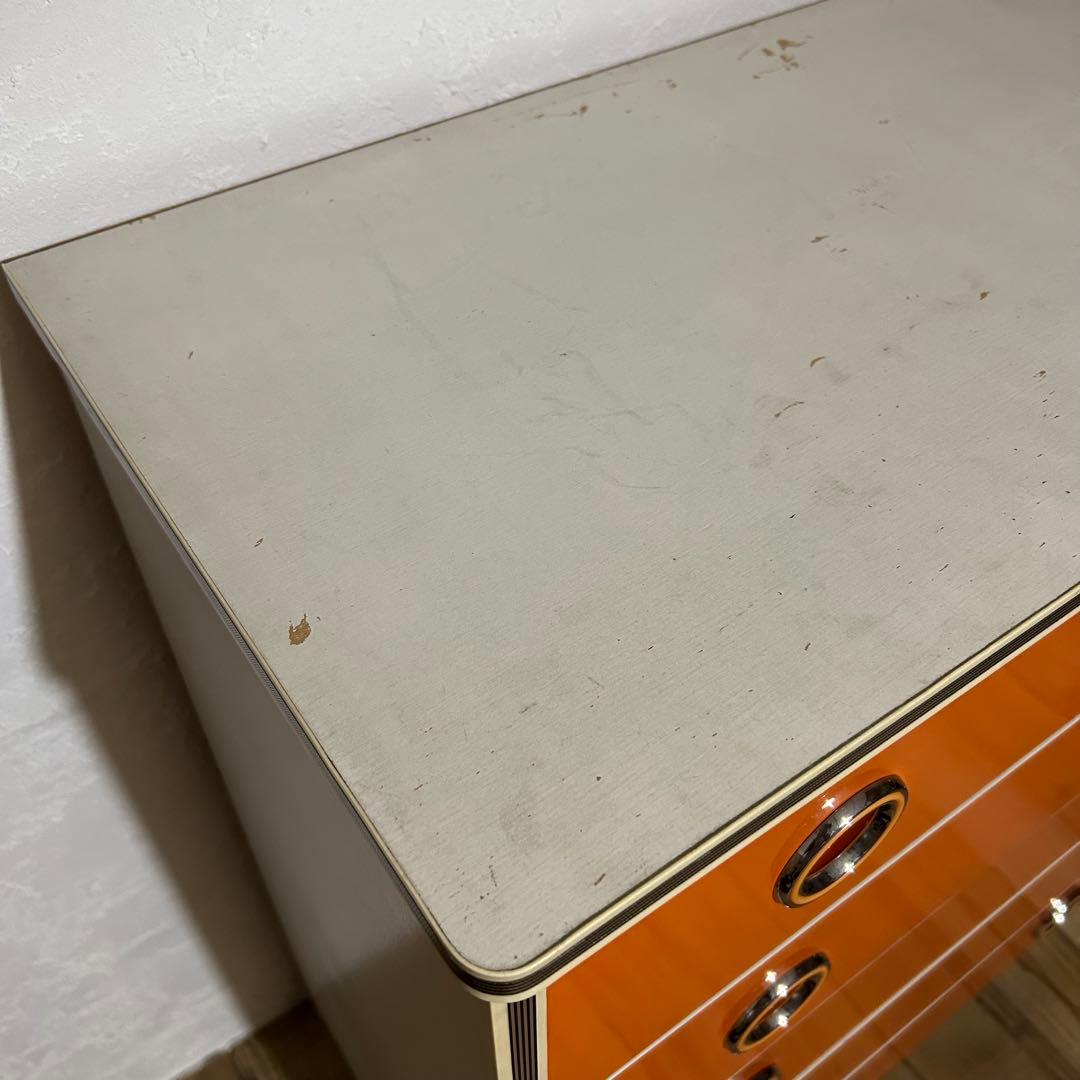 【オレンジ】レトロポップなタンス