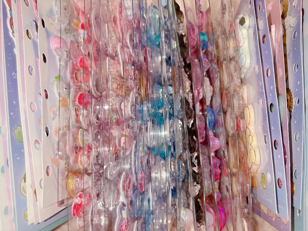 超大量 シール帳 完成品 おすそわけ サンリオ ちいかわ ボンボンドロップシール