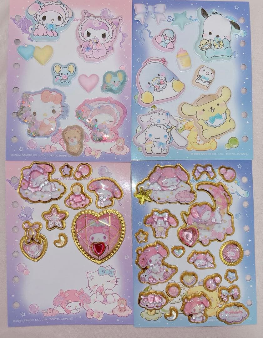 超大量 シール帳 完成品 おすそわけ サンリオ ちいかわ ボンボンドロップシール