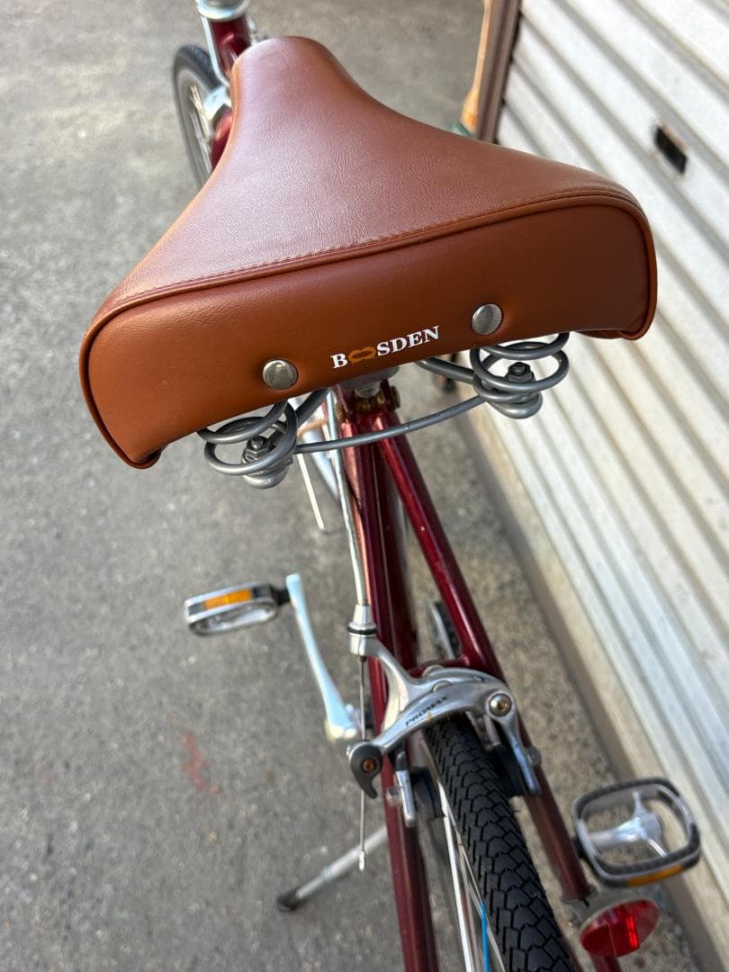 MICHELIN クロスバイク 7段変速 ワインレッド クラシックデザイン