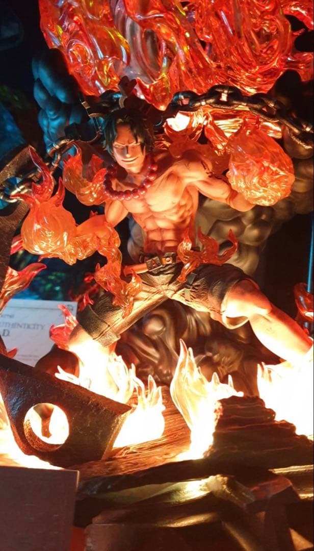 Tsume art ワンピース エース フィギュア　スタチュー 塗装済み 完成品