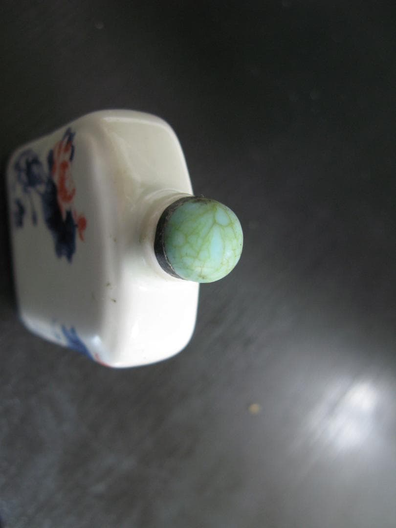 青花鼻煙壺 乾隆年制 　ビエンコ　アンティーク　香水　中国美術　清朝