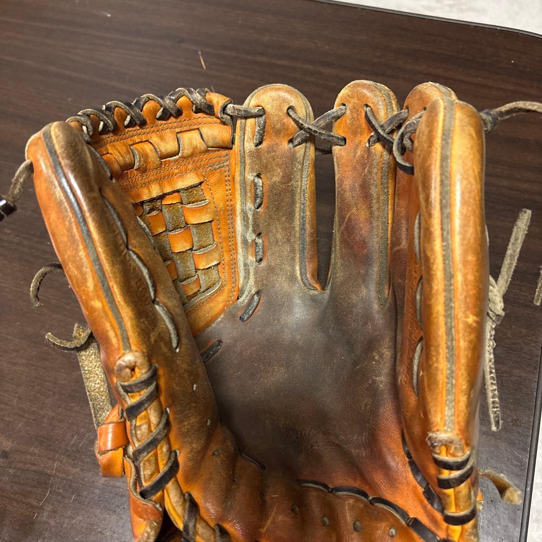 ZETT 硬式グローブ ブラウン