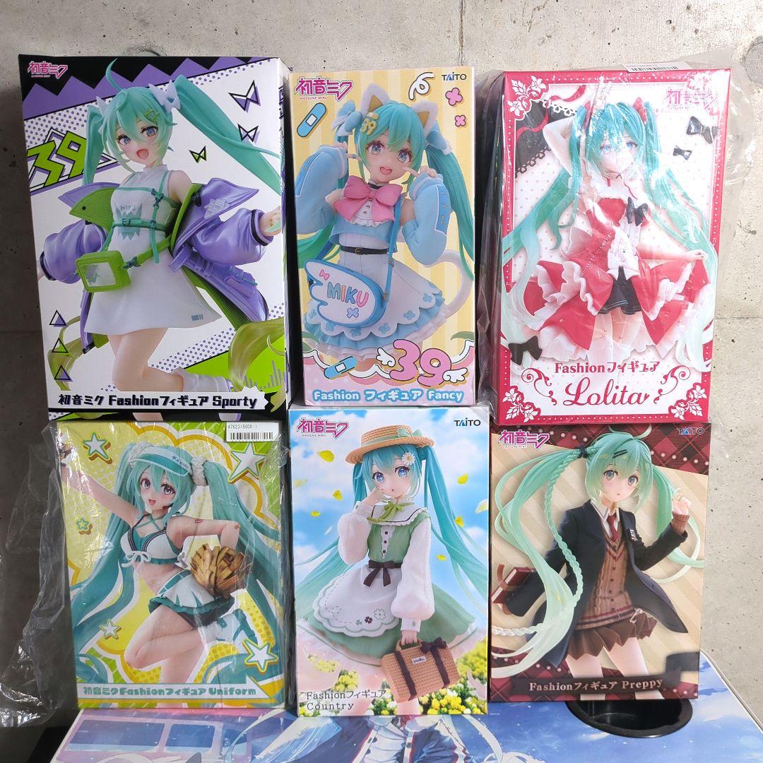 初音ミク Fashionフィギュア 通常＋タイクレ限定 12点セット