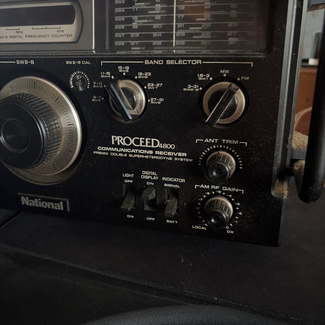 激レア　ナショナル　無線機　通電オッケー